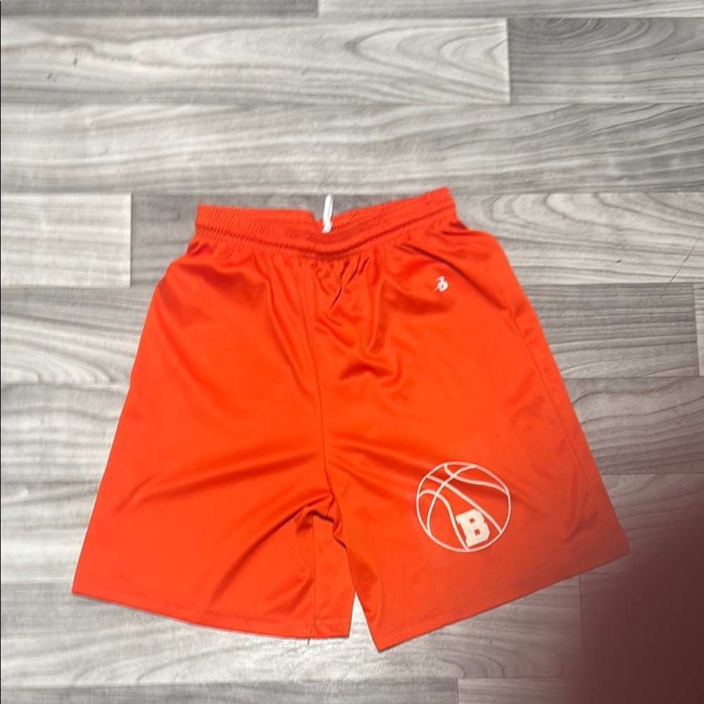Men's Orange Basketball Shorts